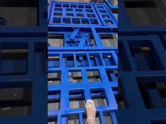 Araç için çift akslı bağlantılı yan kayma test cihazının ayrıntılı göstergesi