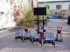 Cartesykj 3 kamera teknolojisi ile hem araba hem de kamyon için taşınabilir hareketli 3D tekerlek hizalama