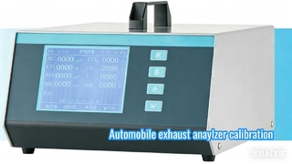 Emisyon Gazı analizörü MKA-502'nin kalibrasyonu