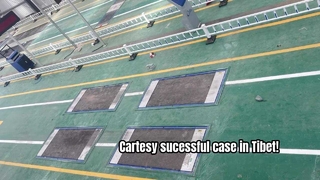 Tibet Leiwuqi Şehri örneği !Cartesy, Yüksek Bölgede Kapsamlı Araç Muayene Hattını Başarıyla Kurdu