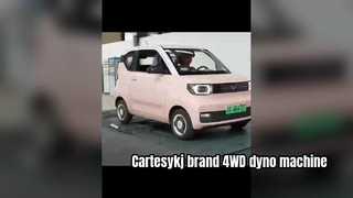 Cartesykj marka 4WD araç şasi dinamometre at gücü makine araba dyno dingil mesafesi ayarlanabilir