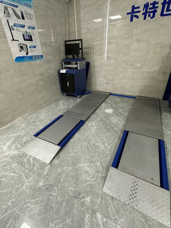 Araba Test Hattı Araç muayene ekipmanı fren kuvvetini test eder 4CTPB-3-4 Ultra düz plaka fren test cihazı