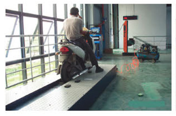 CTMT-750 2 Tekerlekli Motosiklet Araç Test Çubuğu Test İstasyonu için Araç Motosiklet Test Çubuğu
