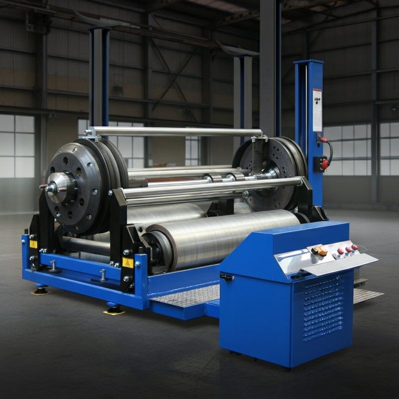 4 tekerlekli araçlar için taşınabilir taşınabilir kamyon yuvarlak fren testi 10T kapasiteli araç test hattı araç denetim ekipmanları