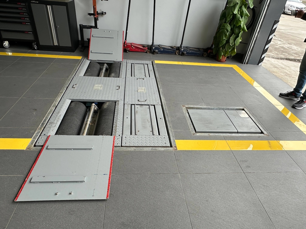 Yenilikçi fren tezgahı kapağı tasarımı ile araç test hattı 4 in 1 Combo Roller