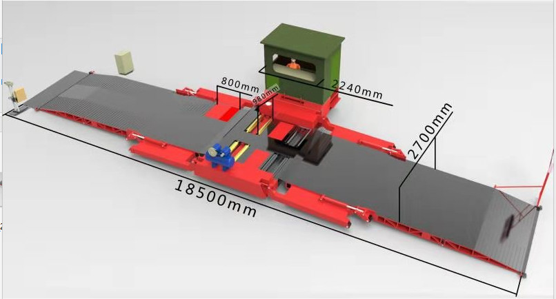 Cartesykj Mobil Araç Güvenlik Test Hatı Hem otomobil hem de kamyon için mobil araç denetim tesisi