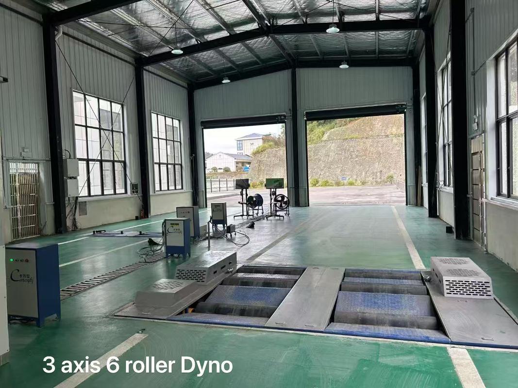 CTDCG-15 Otomobil Üç eksenli altı makaralı Araç Şasi Dinamometre At gücü dinamometre