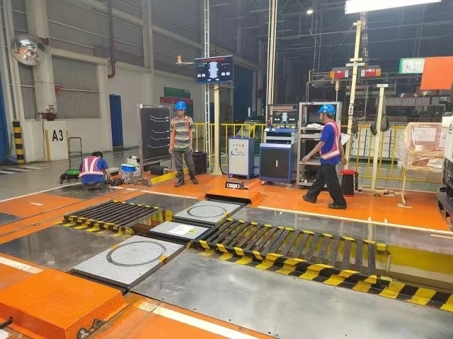 CTZJ-15 Kamyonlar Araç Direksiyon açısı Denetleyicisi dokunmatik ekranlı LCD kontrol cihazı ile yük 15T