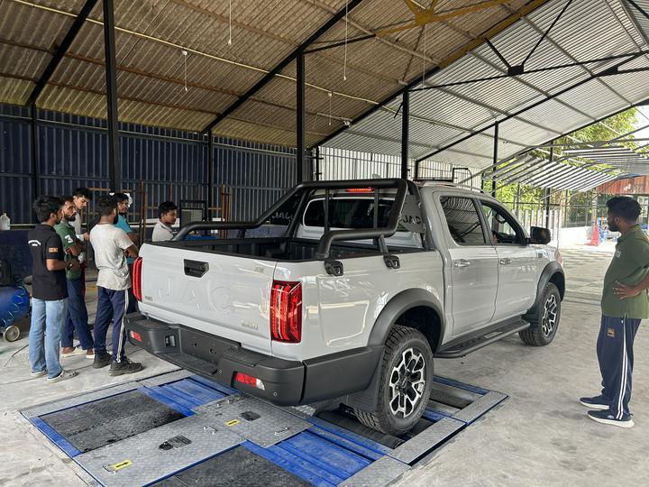 5000 kg maksimum aks yükü, çift plaka yan kayma ve araç test hattı için endüstriyel kontrol bilgisayarı ile 5'te 1 rulo fren testi