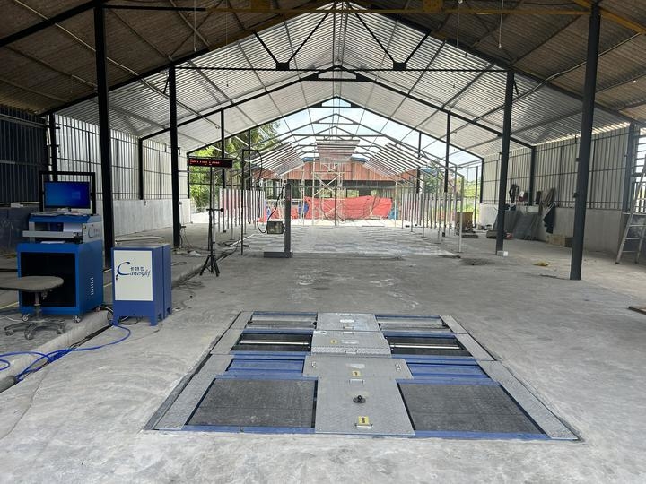 5 in1 rulo fren testi süspansiyon testi aks yükü çift plaka yan kayma hız ölçer far testi