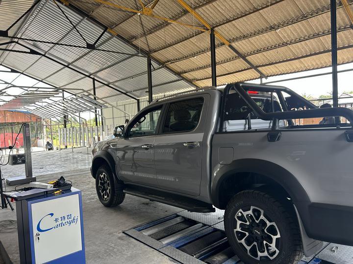 4000 kg maksimum aks yükü ile 5'te 1 rulo fren testi Patentli kumlama rulo ve Endüstriyel Kontrol Bilgisayarı