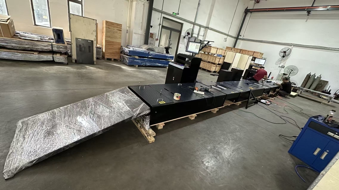 İki tekerlekli motosiklet testi hattı fren kuvveti aks yük hızölçerleri sıkıştırıcılar tekerlek hizalanması far tester