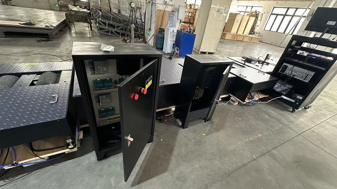 İki tekerlekli motosiklet testi hattı fren kuvveti aks yük hızölçerleri sıkıştırıcılar tekerlek hizalanması far tester