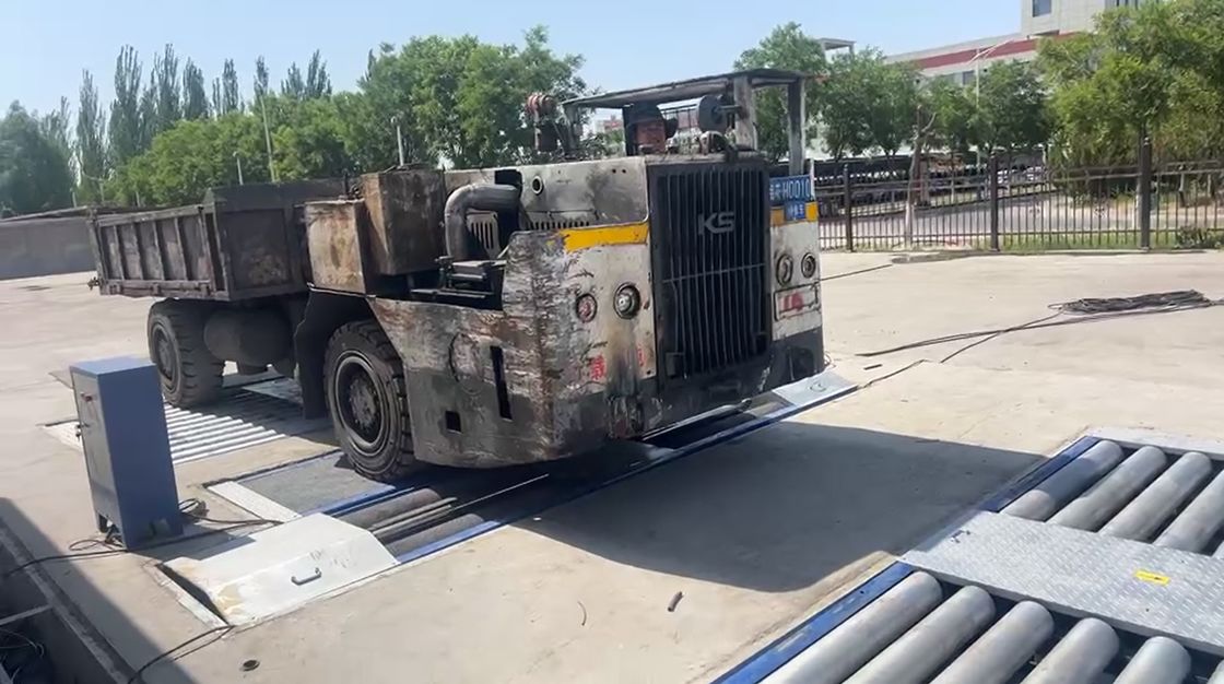 Araç Muayene Ekipmanları için 15 Ton Kapasiteli, Korozyona Dayanıklı ve Pnömatik Kilitlemeli Cartesy CTZG-15 Serbest Makaralı Silindir