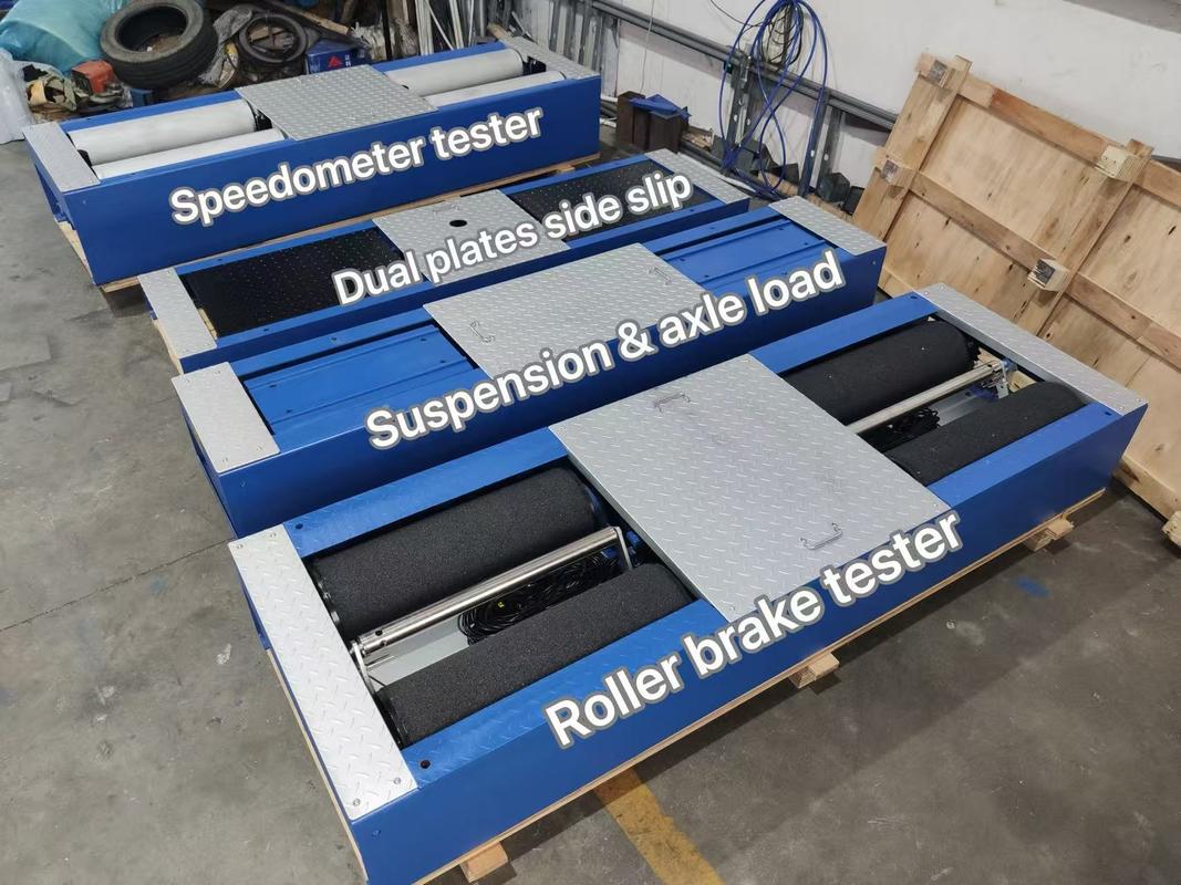 4000 kg maksimum aks yükü ile 5'te 1 rulo fren testi Patentli kumlama rulo ve Endüstriyel Kontrol Bilgisayarı