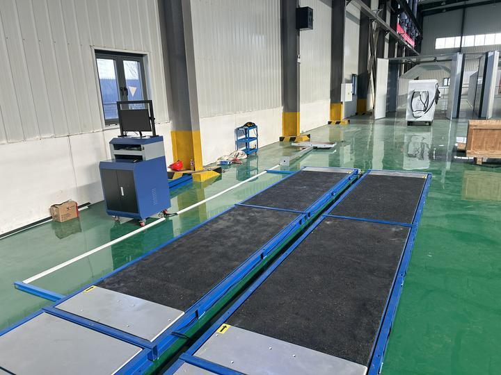 Cartesykj Lüks 4 düz fren denetleyicisi yan kayma denetleyicisi aks yükü denetleyicisi süspansiyon denetleyicisi 4T Araç kontrol ekipmanları araç test şeridi araba için 4CTHPB-4