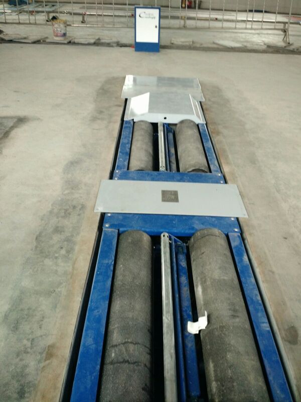 Cartesykj marka CTFZ-13B Silindir Fren Test Cihazı Karşıt Kuvvet Test Cihazı Aks Yükü Donanımı 15T Araç Araba Fren Silindirleri