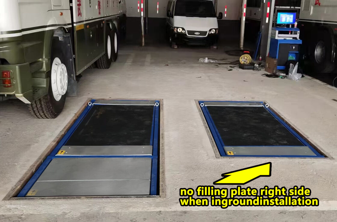 Cartesykj Lüks düz fren test cihazı 3T 10T 15T Araç muayene ekipmanı araç test şeridi 2CTHPB-13 yan kayma süspansiyonlu aks yükü fren test cihazı