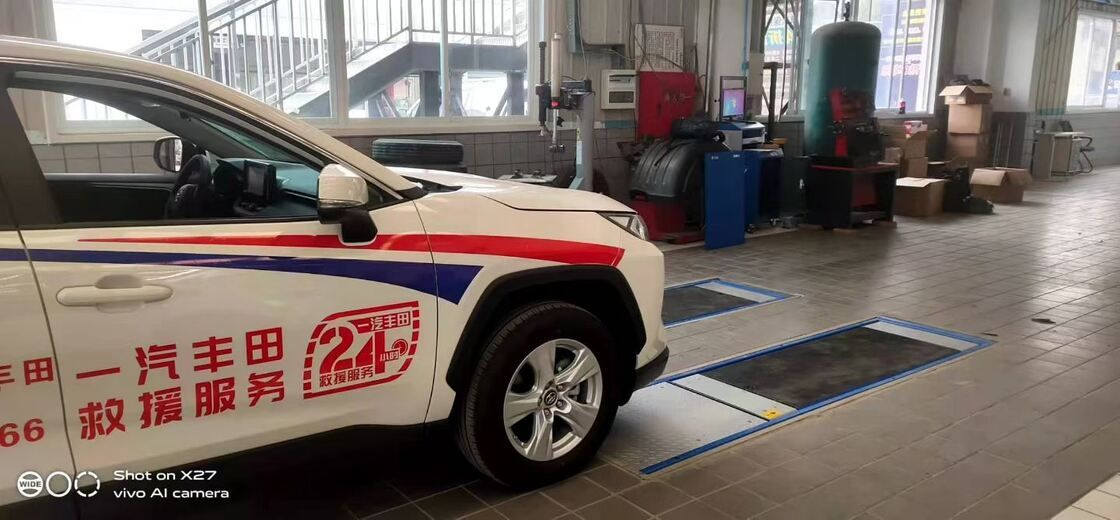 Cartesykj Lüks düz fren test cihazı 3T 10T 15T Araç muayene ekipmanı araç test şeridi 2CTHPB-13 yan kayma süspansiyonlu aks yükü fren test cihazı