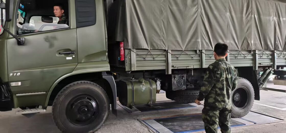 Cartesykj Lüks düz fren test cihazı 3T 10T 15T Araç muayene ekipmanı araç test şeridi 2CTHPB-13 yan kayma süspansiyonlu aks yükü fren test cihazı