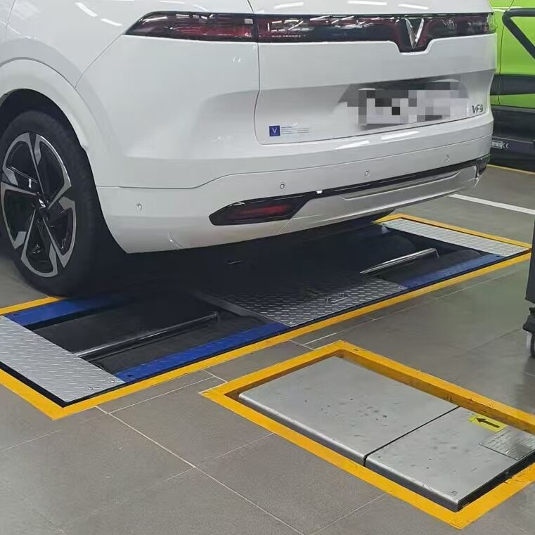 Cartesy marka CTGT-3-3C Roller Trinity Araç Test Hattı Rulo Fren Test Cihazı Dingil Yüklü Tek Plakalı hafif araçlar için yan kayma test cihazı