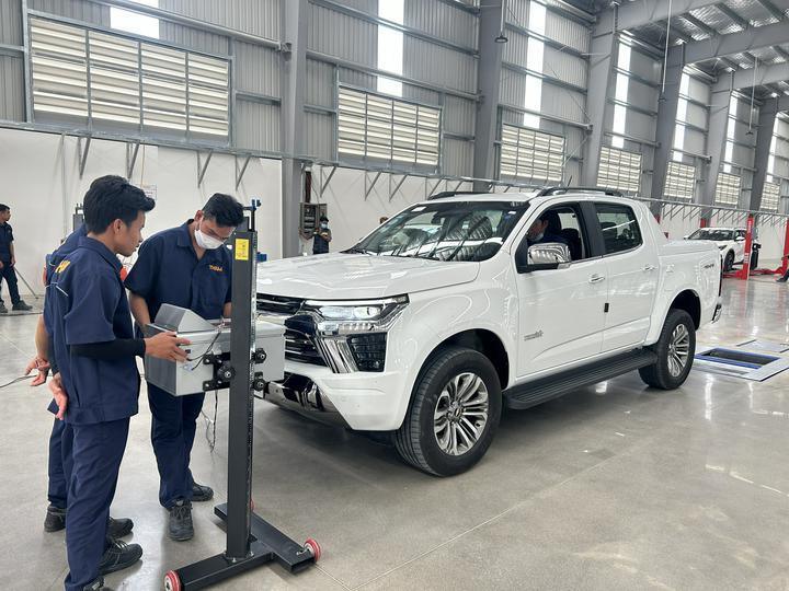 Cartesy marka CTGT-3-3C Roller Trinity Araç Test Hattı Rulo Fren Test Cihazı Dingil Yüklü Tek Plakalı hafif araçlar için yan kayma test cihazı