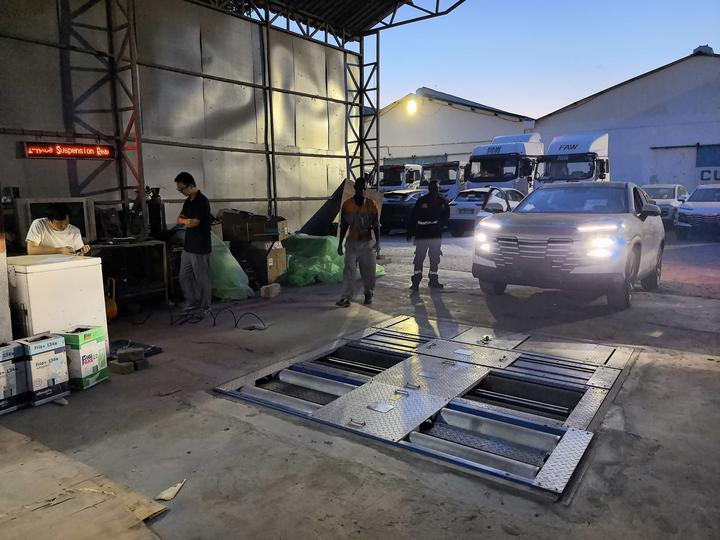 Cartesy marka Kenya 5'i 1 arada Makaralı Fren Test Cihazı, 4000kg Aks Yükü, Yanal Kayma, Hız Ölçer, Süspansiyon Test Cihazı