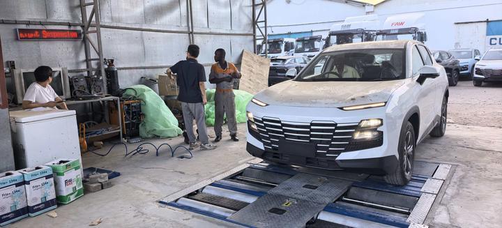 Cartesy marka Kenya 5'i 1 arada Makaralı Fren Test Cihazı, 4000kg Aks Yükü, Yanal Kayma, Hız Ölçer, Süspansiyon Test Cihazı