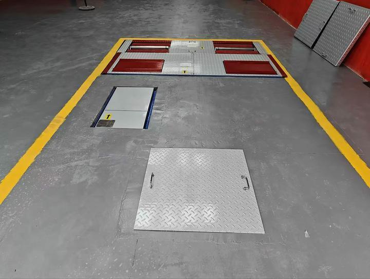 CTGT-3-4 Tekerlekli 4'te 1 araç test hattı Aks yükü ile tekerlekli fren testi Tek plaka yan kayma testi Süspansiyon testi şok emici ve damping testi