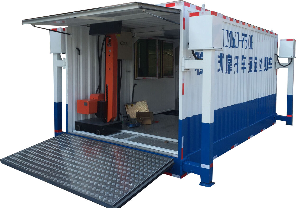 Cartesykj Mobil Motosiklet Test hattı tesisi Güvenlik Test hattı 700kg Yük CTMYJ-750B Mobil Test İstasyonu