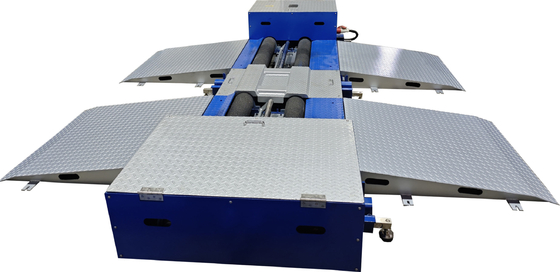 CTZD-9500M 15T Roller Mobile Brake Tester Bench Kamyonlar için Taşınabilir Taşınabilir Roller